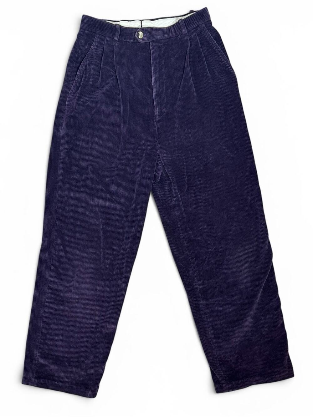 Abercrombie & Fitch Vintage 80s Dark Plum Purple Corduroy Pants Size 8